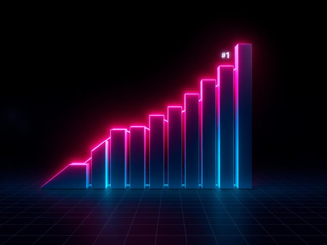 Google SERP sıralama tırmanışı — organik hit botu ile #1 sıraya çıkış grafiği